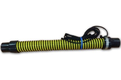 GUIDE FLEXIBLE PVC "QUEUE DE TIGRE" DN 51MM AVEC CORDE 7.5M