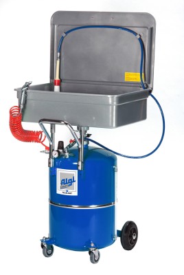 FONTAINE DE NETTOYAGE PNEUMATIQUE MOBILE CUVE 60L