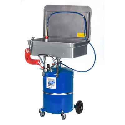 FONTAINE DE NETTOYAGE PNEUMATIQUE MOBILE CUVE 60L