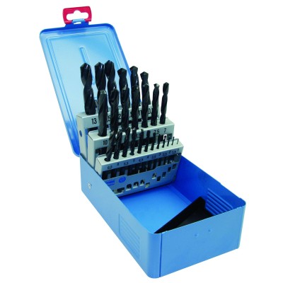 COFFRET 25 FORETS HSS TAILLE/MEULE 1 A 13MM PAR 0.5
