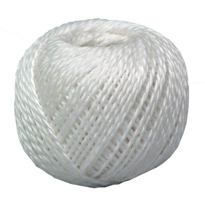 8 x Pelote ficelle polypropylène - blanc