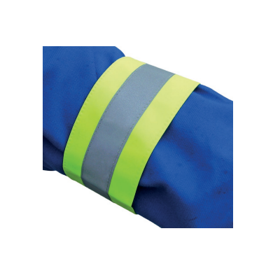 Brassard bande réfléchissante - jaune - lot de 5
