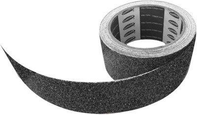 Ruban adhésif antidérapant 5m - noir - lot de 6