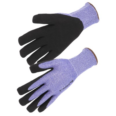 GANTS ANTI-COUPURE/AIGUILLE PAUME 4X43F NOIR/BLEU
