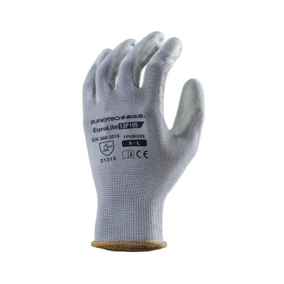 GANTS GRIS ENDUIT PU 