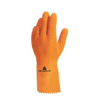 GANTS LATEX ORANGE 30CM VE990