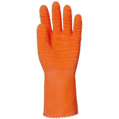 GANTS LATEX ORANGE 34CM