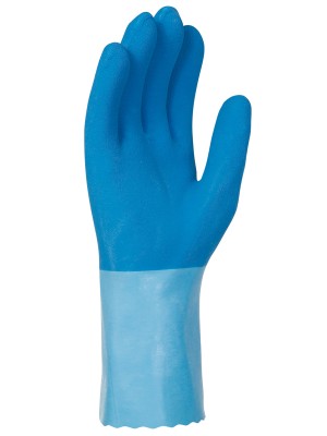 GANTS LATEX BLEU PAUME ADHER.