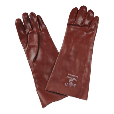 GANTS PVC ROUGE LISSE R50X 36CM