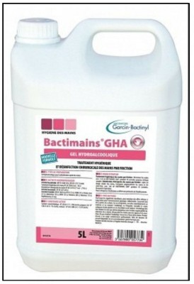 GEL HYDRO-ALCOOLIQUE BACTIMAINS GHA 5L *