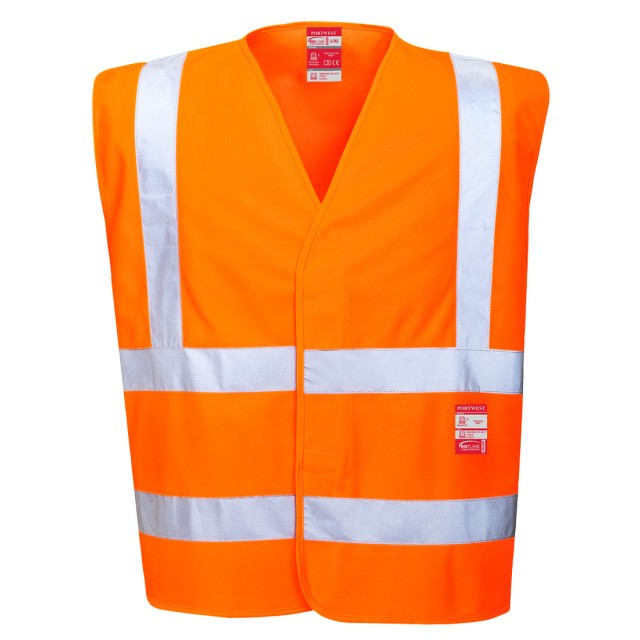 GILET HV IGNIFUGE ORANGE FR75