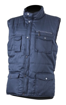 GILET POLENA COTON/POLY MARINE