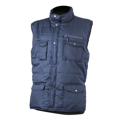 GILET POLENA COTON/POLY MARINE