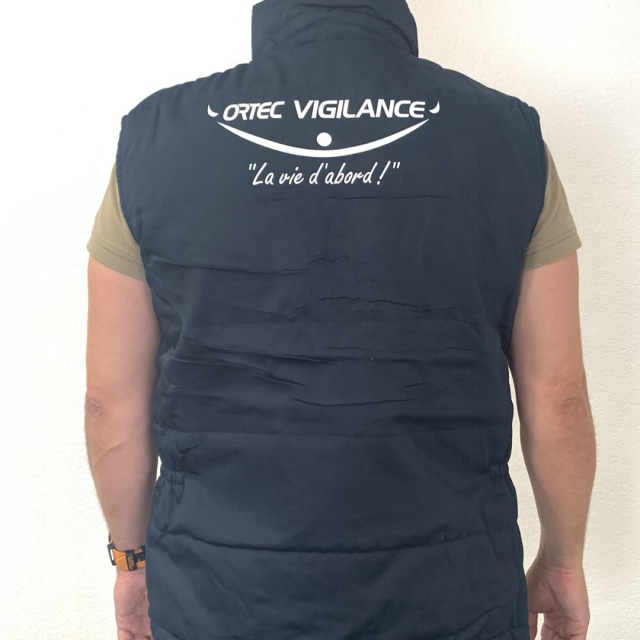 GILET POLENA COTON/POLY MARINE ORTEC VIGILANCE