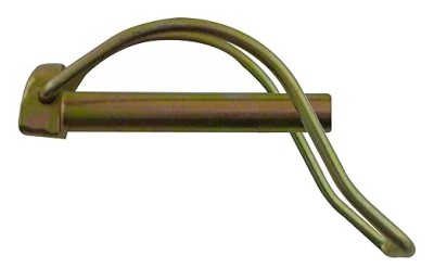 5 x Goupille pour tube acier bichromaté - Diamètre 10 mm x 50 mm