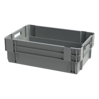 1 x Bac gerbable / emboitable 600 x 400 x H.200 - gris