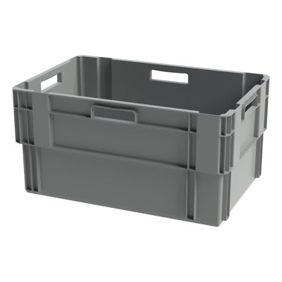 1 x Bac gerbable / emboitable 600 x 400 x H.300 - gris