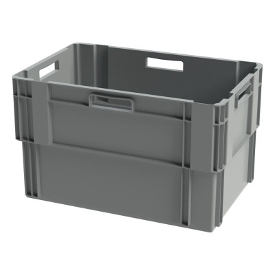 1 x Bac gerbable / emboitable 600 x 400 x H.340 - gris
