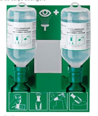 LAVE OEIL STATION EQUIPEE DE 2 FLACONS 500ML N°4694