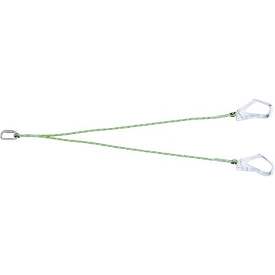 DOUBLE LONGE FOURCHE DRISSE 1M + MOUSQUETONS - 1032.351