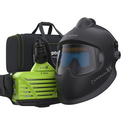 PACK MASQUE SOUDEUR VENTILE PANORAMAXX CLT + PAPR E3000X