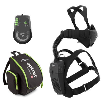PACK DEMI MASQUE +PAPR SWISS AIR +CDE CTRL+CHARG.+BATT. - 4700.010