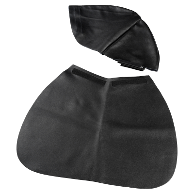 COIFFE CUIR NUQUE DETACH. NOIR POUR MASQUE SOUDEUR VENTILE - 4028.031