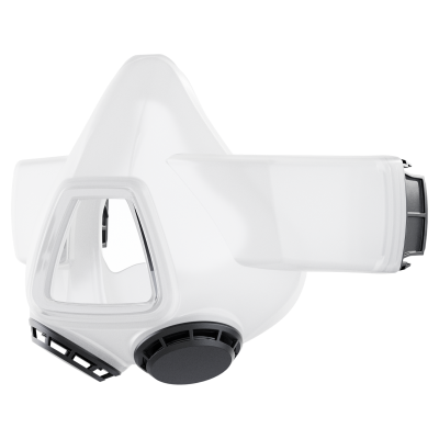 DEMI MASQUE SILICONE TM3 POUR PAPR SWISS AIR - T.S - 4160.550.W