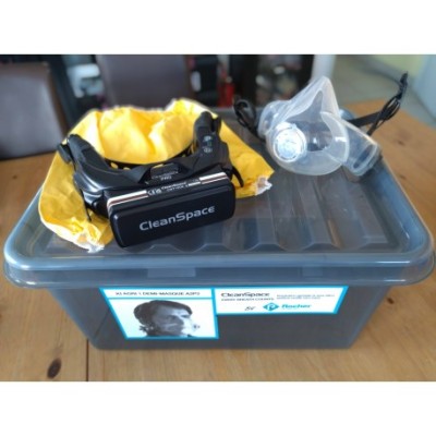 KIT PAPR CLEANSPACE PRO CST1000 DEMI MASQUE TM3A2PRSL+CAISSE-KITAGRI1