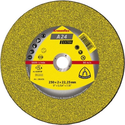 DISQUE A TRONCONNER ACIER 230 X 3 X 22.2 KLINGSPOR A24 - 189002