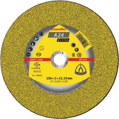 DISQUE A TRONCONNER ACIER 125 X 2.5 X 22.2 KLINGSPOR A24 EXTRA-188463