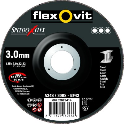 MEULE MD ACIER 125X3 SPEEDOFLEX - 66252829414