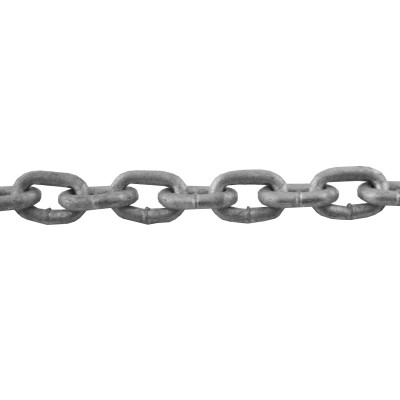 1 x Chaîne droite soudée type nautique acier galvanisé - Diamètre 6 