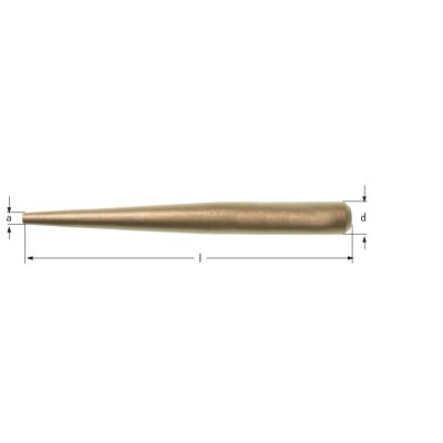 BROCHE CONIQUE ANTIDEFLAGRANT BRONZE Al-Br DE 17 - HB0021A