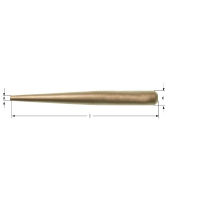 BROCHE CONIQUE ANTIDEFLAGRANT BRONZE Al-Br DE 24 - HB0023A