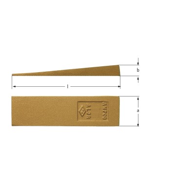 COIN ANTIDEFLAGRANT BRONZE Al-Br 200 X 38 X 25 - MP3808A