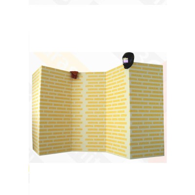 PARAVENT PROTECTION CARTON IGNIFUGE PARASPARK 20 PLIS 1900X820