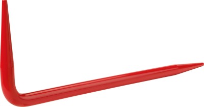 POINTE COUDEE ACIER LAQUEE ROUGE RENNSTEIG 450X130X16MM - 46902059