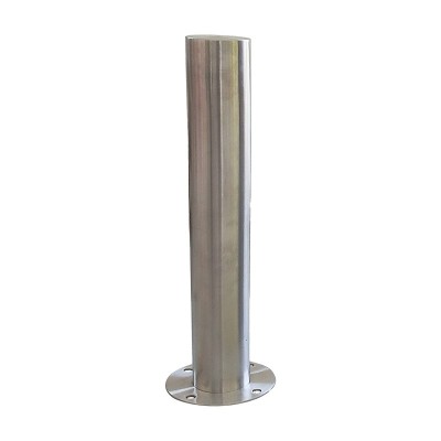 1 x Poteau de protection acier inoxydable - 159mm -  à fixer