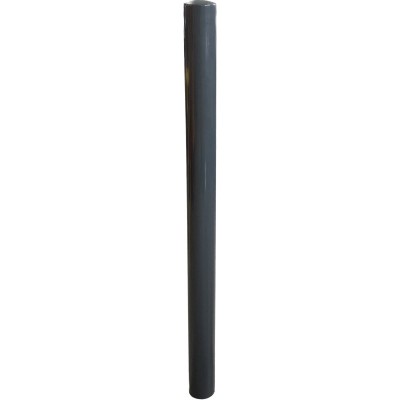1 x Poteau de protection à sceller - d.76mm-Ht900/1100-galva+peintur