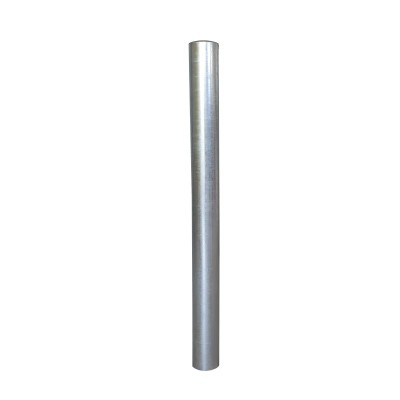 1 x Poteau de protection acier galvanisé - 90mm - à sceller