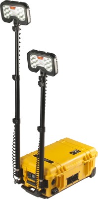 PROJECTEUR SUR CHARIOT 12V 6000Lm X 2 LED JAUNE - 9460J