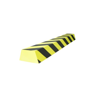 1 x Butoir en mousse 1000mm - noir/jaune