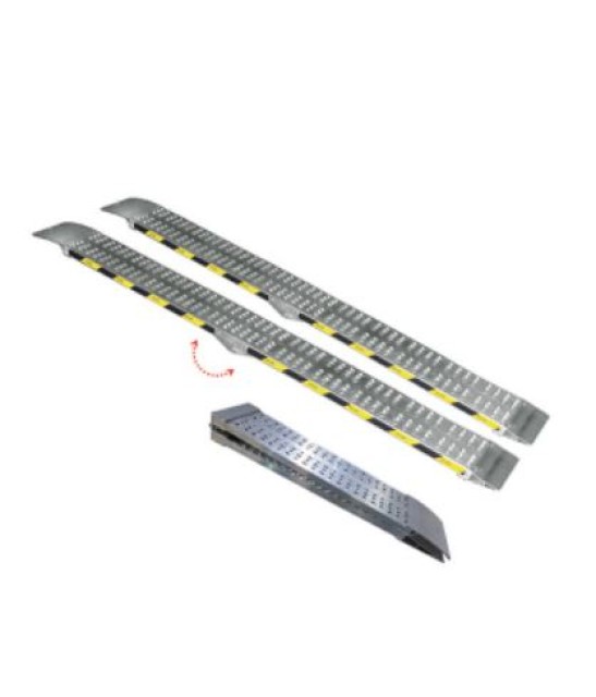 RAMPE CHARGEMENT LEGERE PLIANTE 200X200MM 400KG - LA PAIRE