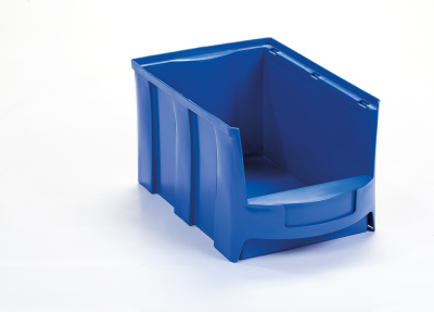 6 x Bac à bec grande ouverture superposable 14L - Bleu