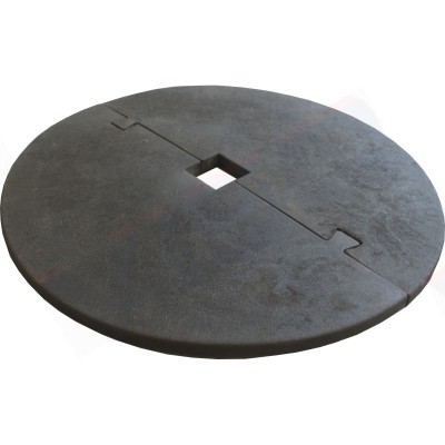 1 x Tapis anti herbe rond 750 mm en caoutchouc