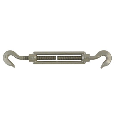 5 x Tendeur à cage inox  - 2 crochets- Diamètre 8 mm
