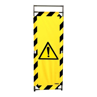 1 x Extension barrière d'intervention PVC 1m80 logo Danger