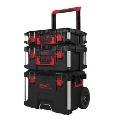 TROLLEY + COFFRET LARGE + COFFRET - PACKOUT MILWAUKEE