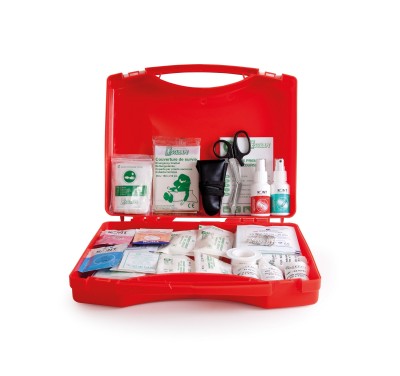 TROUSSE SECOURS PLEINE 10 PERS -  ASEP  P55